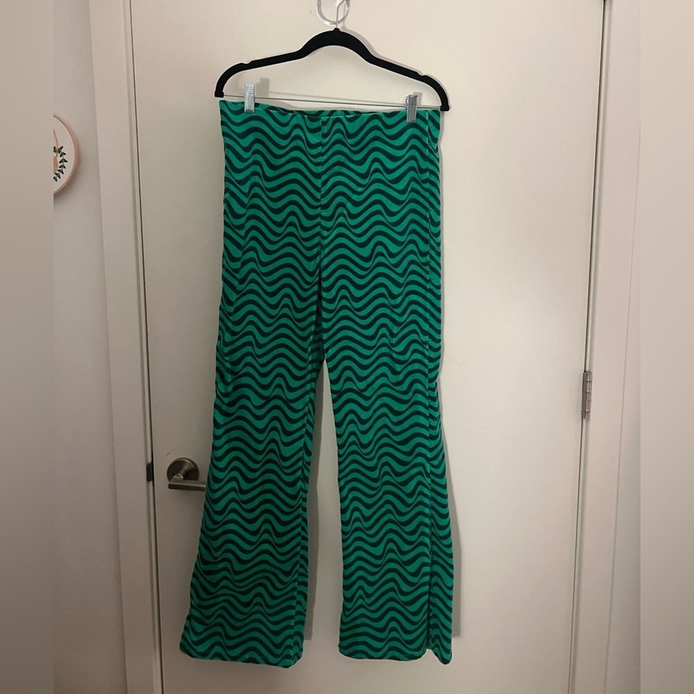 Wild Fable Corduroy Flare Pants- Green Waves